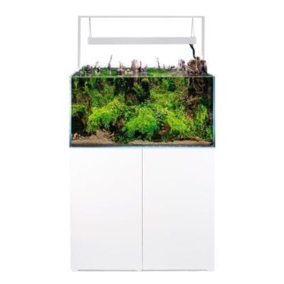 Aquael Utlrascape 90 Aquarium Set - White