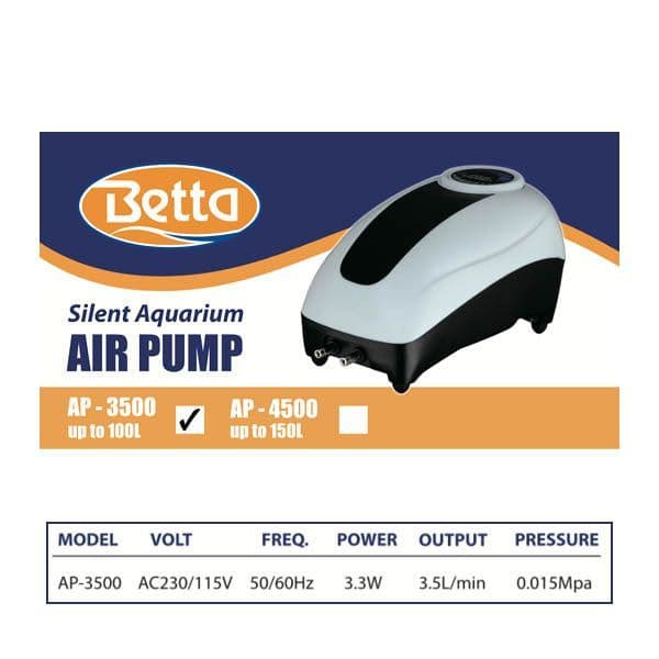 Betta AP-3500 Aquarium Air Pump