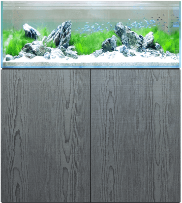 D-D Aqua-Pro Aquascaper 1200 - Driftwood Concrete - Wooden Cabinet